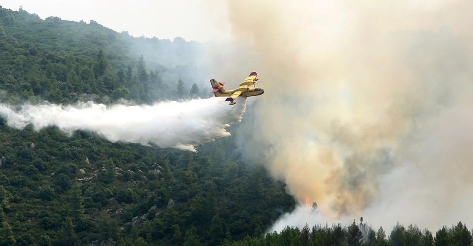 drones hindert brandweer california