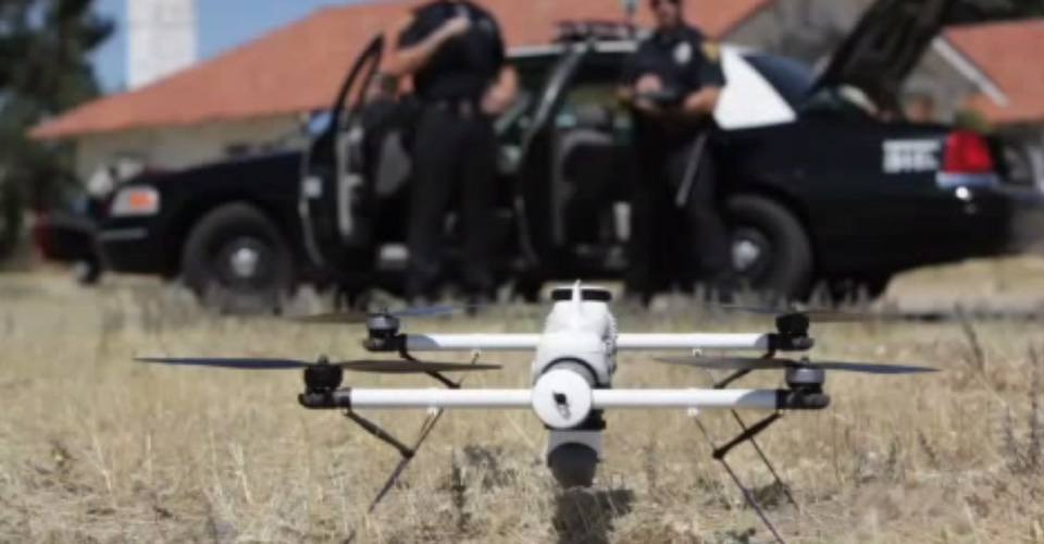 politie amerika usa drones qube quadcopter