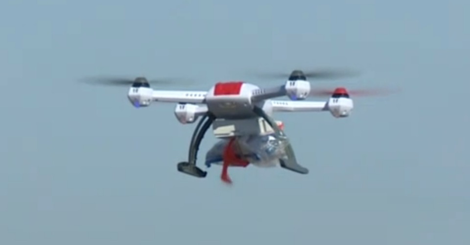 quiqui drug drone delivery