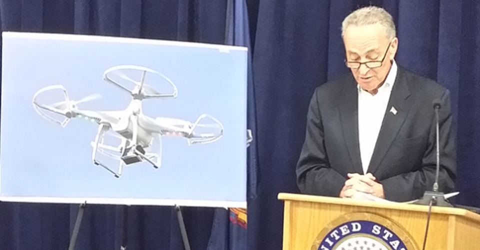 senator charles schumer drones wetgeving