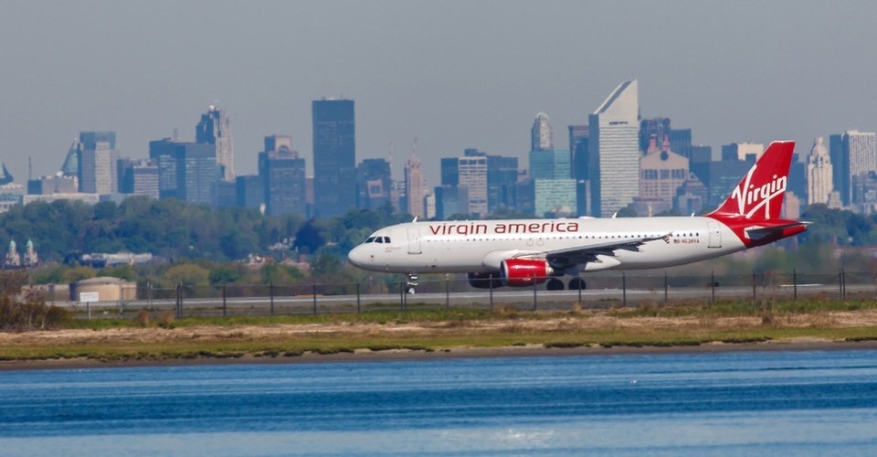 virgin atlantic vliegtuig drone botsing jfk new york