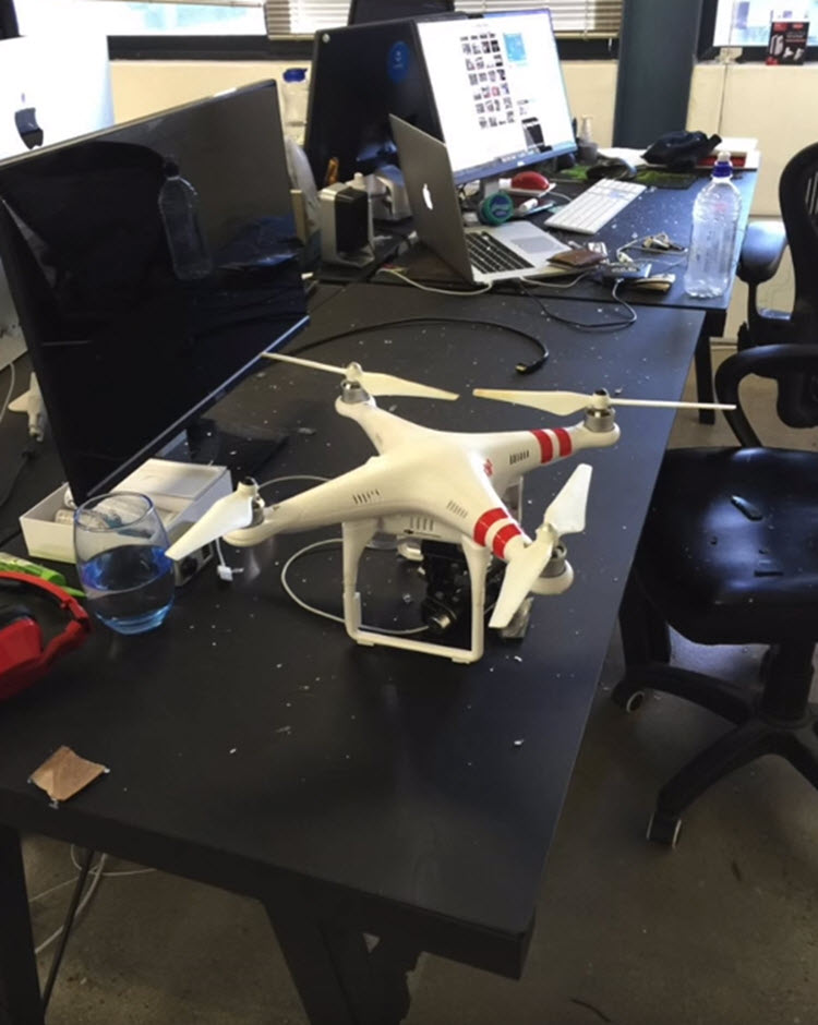 Video van binnenvliegende drone in Kaapstad blijkt nep