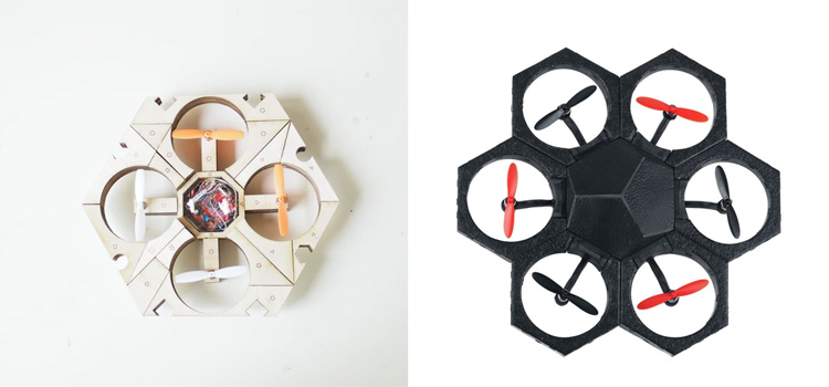 BeeBot drone is een houten puzzeldrone voor kinderen