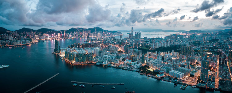 Hong Kong spectaculair gefilmd in 8K