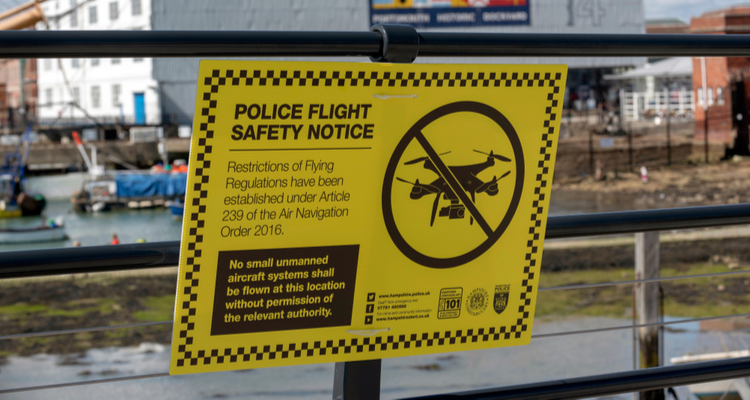 Politie Verenigd Koninkrijk kan drones voortaan dwingen te landen en in beslag nemen