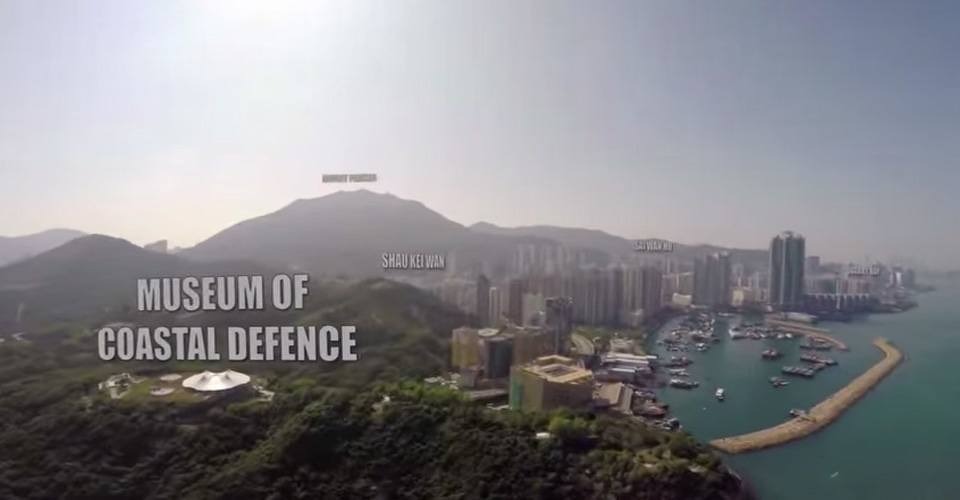 hong kong delivery drone video