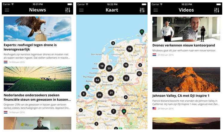 Drones.nl iOS app