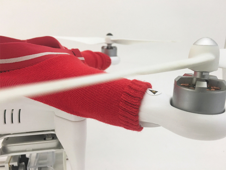 Drone trui houdt je drone warm in de winter